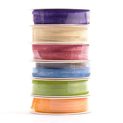 Vaessen Creative Ruban Organza 6 Couleurs 3mmx2m Printemps