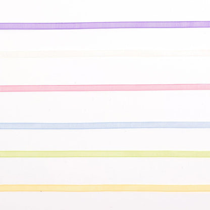Vaessen Creative Ruban Organza 6 Couleurs 3mmx2m Printemps