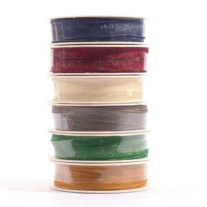 Ruban Organza Vaessen Creative 6 Couleurs 3mmx2m Noël