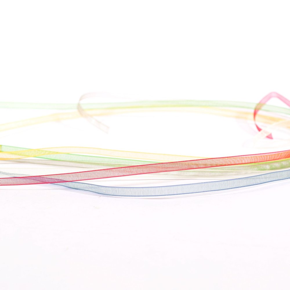 Ruban Organza Vaessen Creative 6 Couleurs 3mmx2m Noël