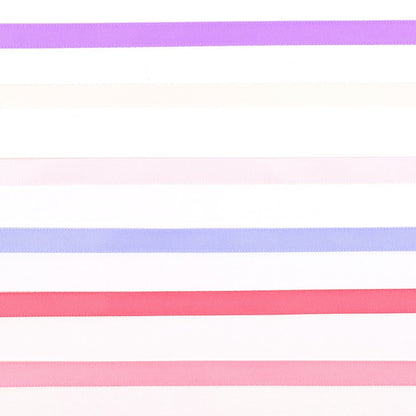 Vaessen Creative Ruban Satin 6 Couleurs 6mmx2m Rose Bébé