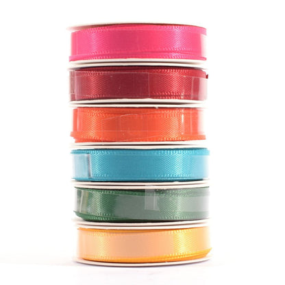 Vaessen Creative Ruban en Satin 6 Couleurs 6mmx2m Été