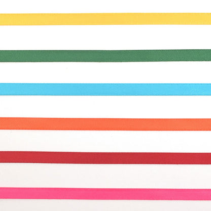 Vaessen Creative Ruban en Satin 6 Couleurs 6mmx2m Été