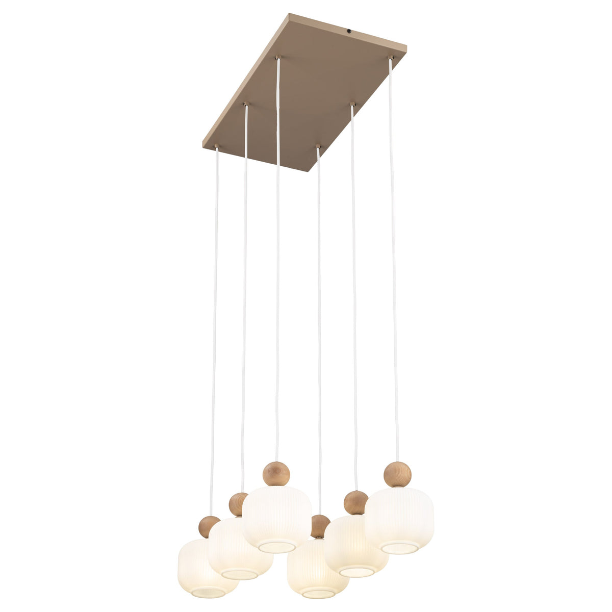 Ballo 6-Light Scandinavian Pendant Light for Dining Table & Kitchen Island
