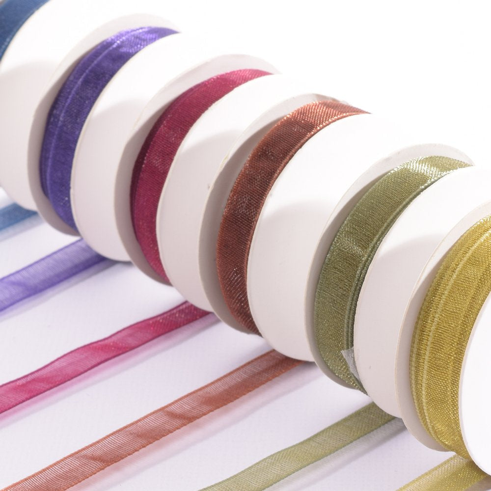 Vaessen Creative Ruban Organza 6 Couleurs 6mmx2m Automne