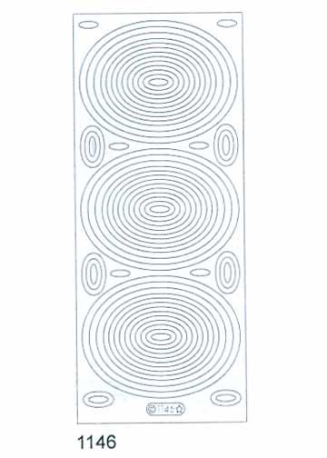 Autocollants Déco - Formes Géométriques Ovales