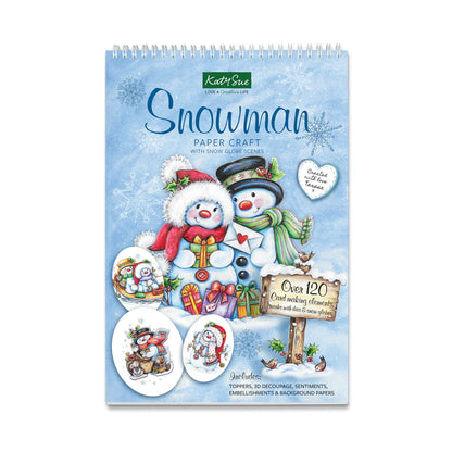 Bloc de papier bricolage Bonhomme de neige