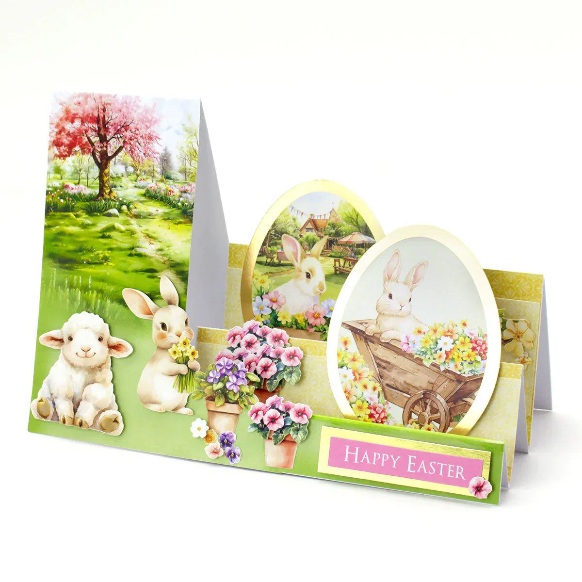 Garden Flowers Die Cut Embellishments, 3 sheets