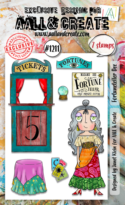 AALL and Create - Set de tampons A6 - Voyante Dee