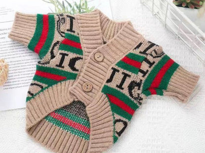 Gigi Dog Cardigan Sweater | Knit Top