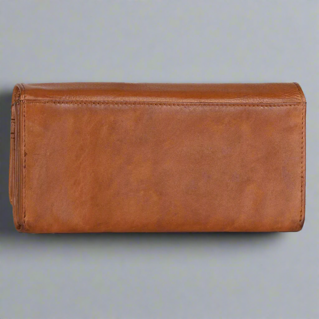 Portefeuille pochette en cuir pour femme MET