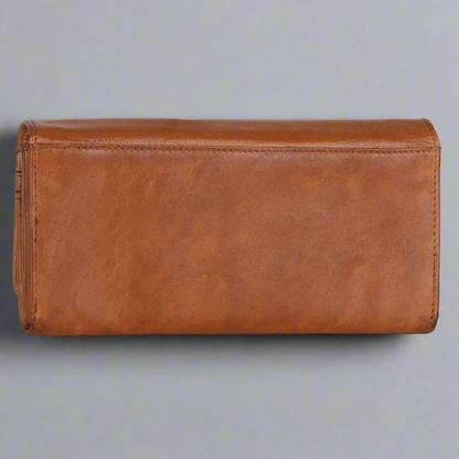 Portefeuille pochette en cuir pour femme MET