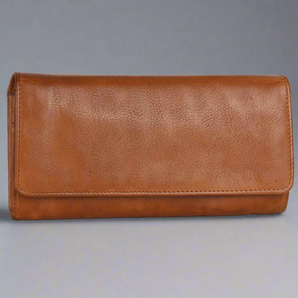 Portefeuille pochette en cuir pour femme MET