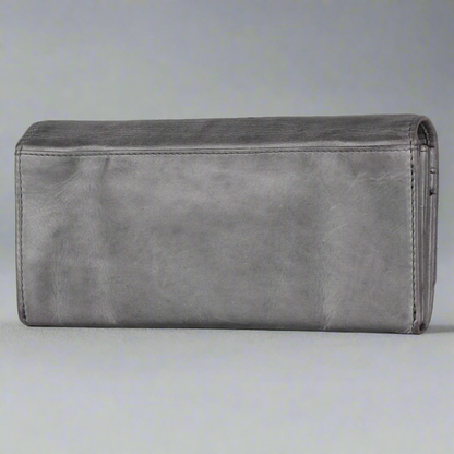 Portefeuille pochette en cuir pour femme MET