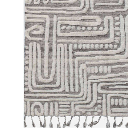 Tapis Phoebée en laine tissée 6x9