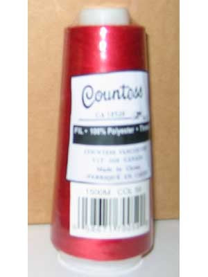 Fil surjeteuse Countess, polyester, 40/2, 1500M