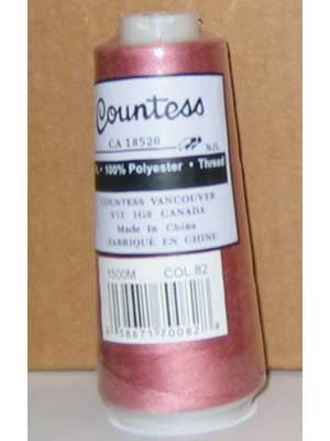 Fil surjeteuse Countess, polyester, 40/2, 1500M
