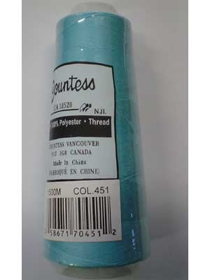 Fil surjeteuse Countess, polyester, 40/2, 1500M