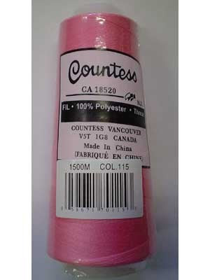 Fil surjeteuse Countess, polyester, 40/2, 1500M