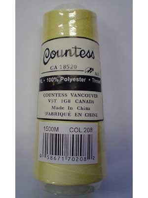Fil surjeteuse Countess, polyester, 40/2, 1500M