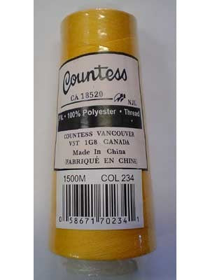 Fil surjeteuse Countess, polyester, 40/2, 1500M