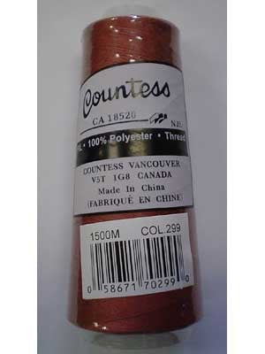 Fil surjeteuse Countess, polyester, 40/2, 1500M