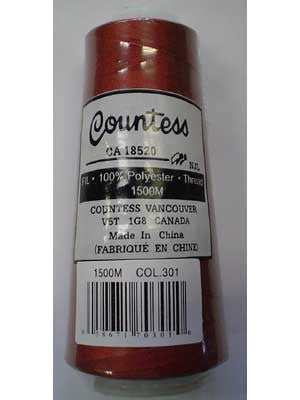Fil surjeteuse Countess, polyester, 40/2, 1500M