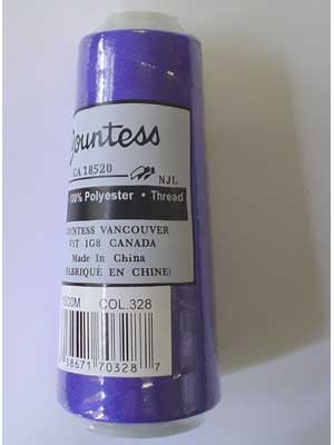 Fil surjeteuse Countess, polyester, 40/2, 1500M
