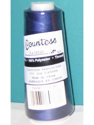 Fil surjeteuse Countess, polyester, 40/2, 1500M