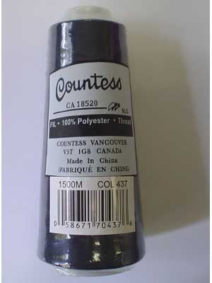 Fil surjeteuse Countess, polyester, 40/2, 1500M