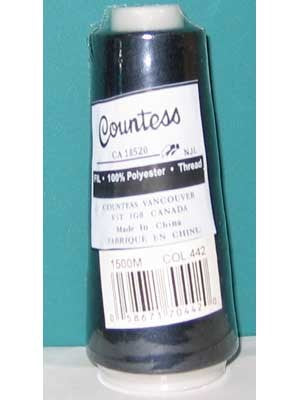 Fil surjeteuse Countess, polyester, 40/2, 1500M