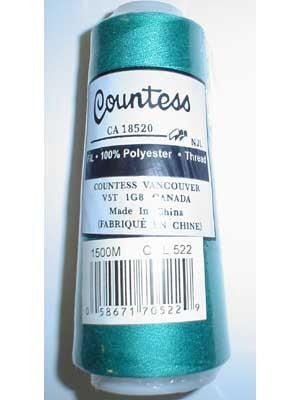 Fil surjeteuse Countess, polyester, 40/2, 1500M