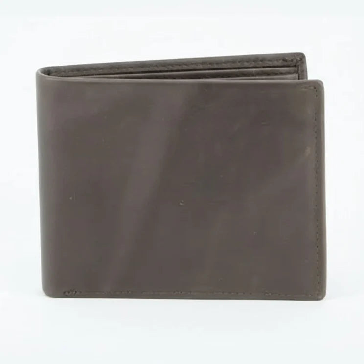 Portefeuille pour homme avec volet latéral gauche et protection RFID