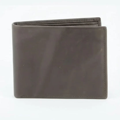 Portefeuille pour homme avec volet latéral gauche et protection RFID