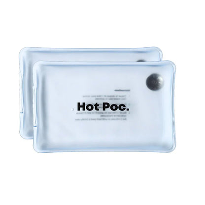 Lot de 2 chaufferettes écologiques réutilisables Hot Poc medic – Thérapie naturelle par la chaleur pour les crampes et les douleurs menstruelles