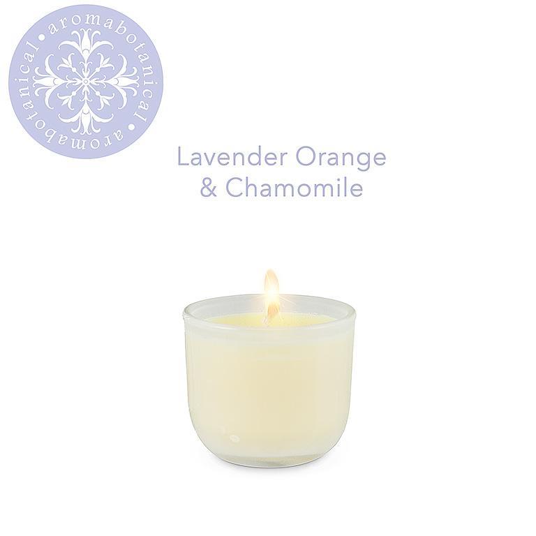 Mini bougie lavande orange et camomille au mélange apaisant par Aromabotanical