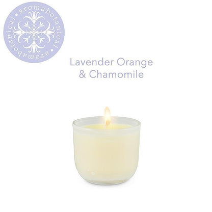 Mini bougie lavande orange et camomille au mélange apaisant par Aromabotanical