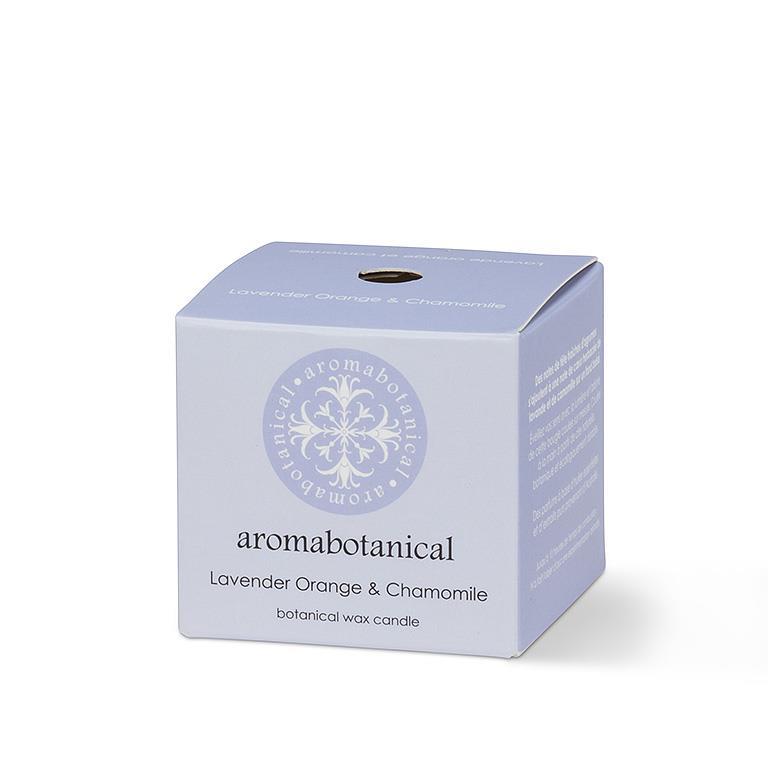 Mini bougie lavande orange et camomille au mélange apaisant par Aromabotanical