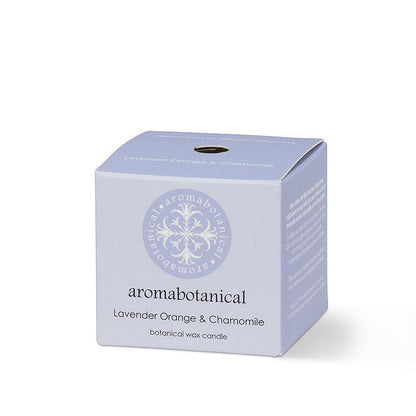 Mini bougie lavande orange et camomille au mélange apaisant par Aromabotanical