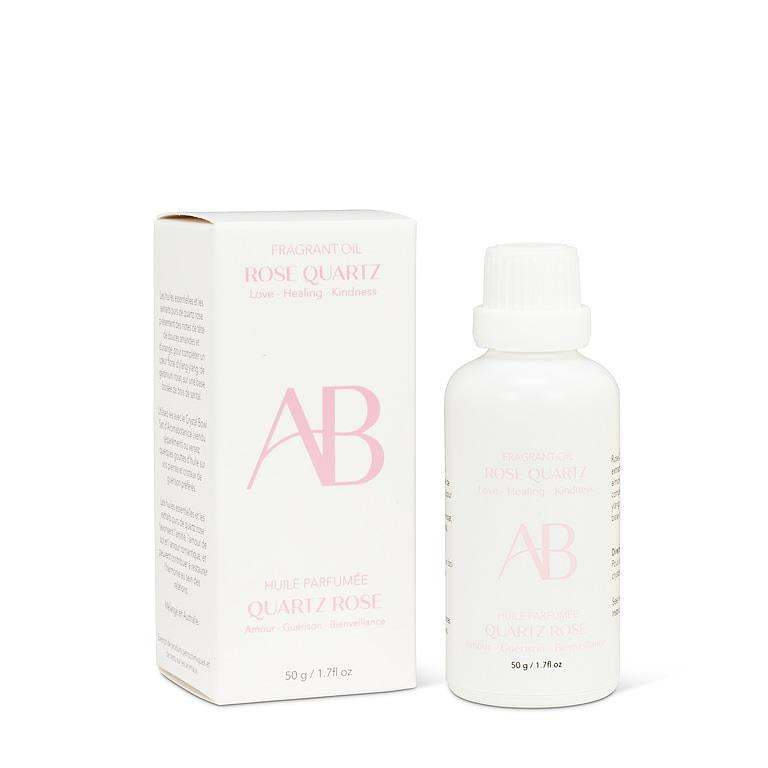 Rose Quartz Fragrance Oil Refill with Comforting Sandalwood & Rose Geranium by Aromabotanical