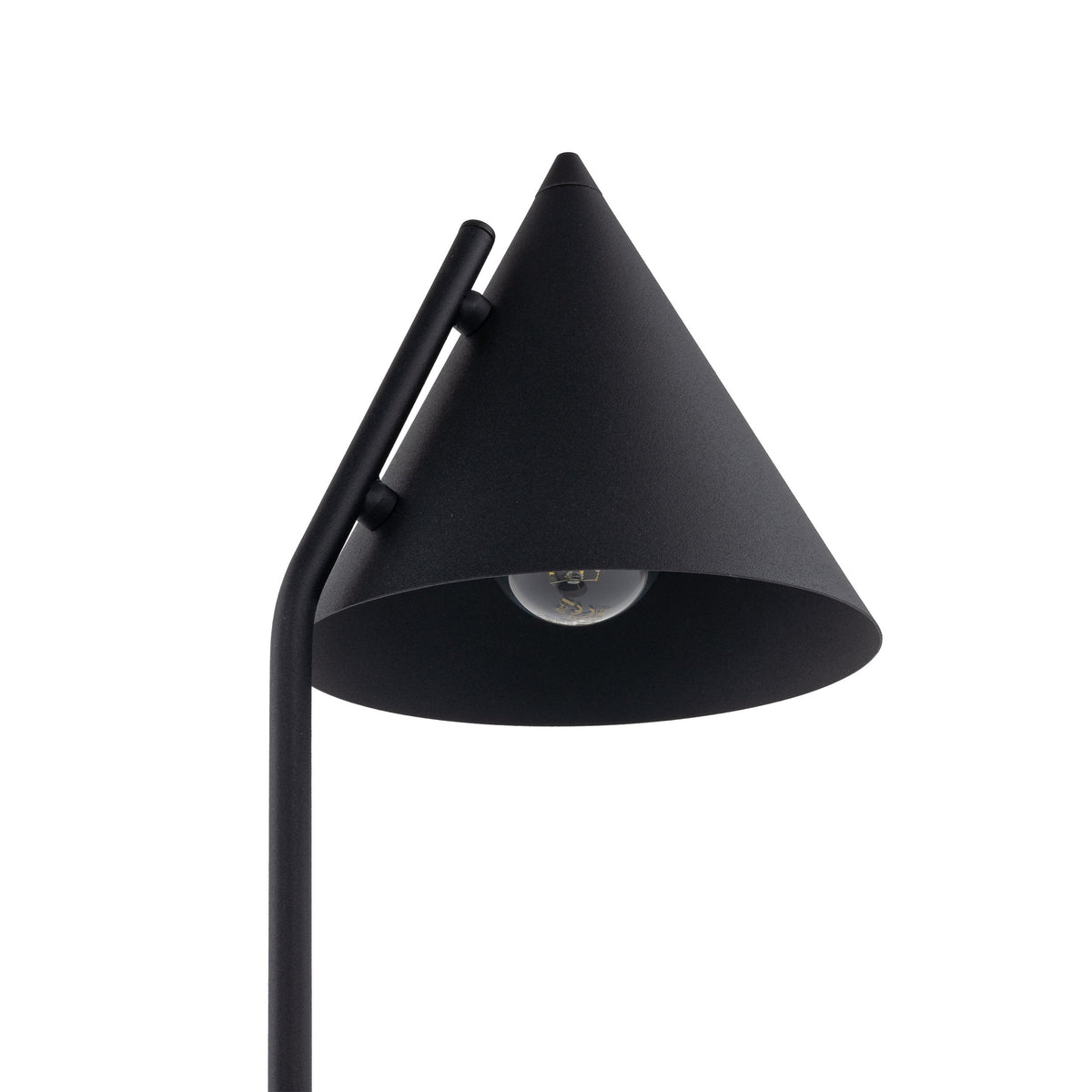 Lampe de chevet CONO noire moderne minimaliste