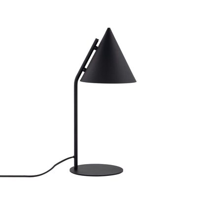 Lampe de chevet CONO noire moderne minimaliste