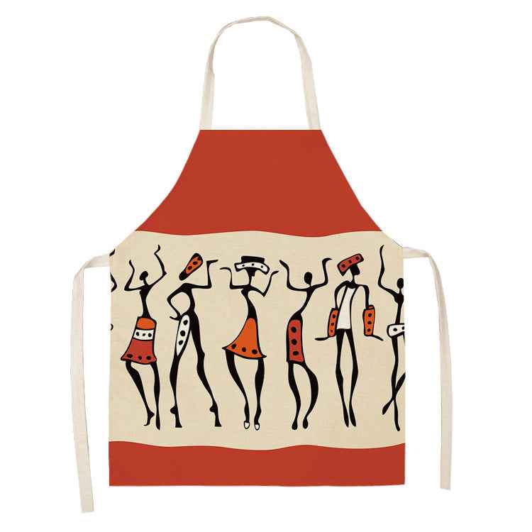 Original Art Apron Foreign Trade Geometry Series Kitchen Housework Apron