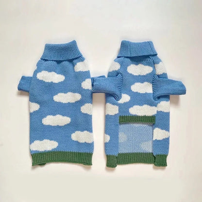 Pull pour chien | Tricot tête dans les nuages