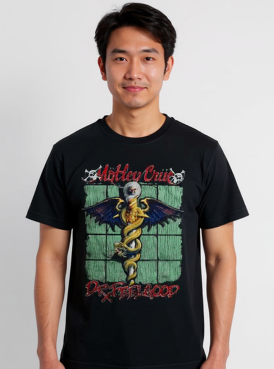 Motley Crue Dr. Feelgood Black T-Shirt