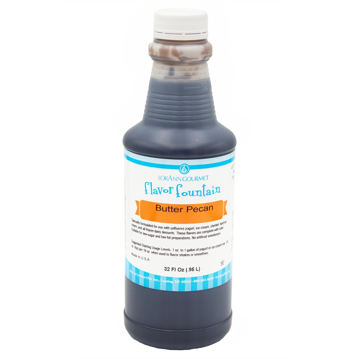 Arôme Beurre de noix de pécan - 4 oz. - 32 oz. - Arômes pour crèmes glacées et boissons - LorAnn Oils - Distribution canadienne - Livraison gratuite au Canada pour les commandes de plus de 199 CAD