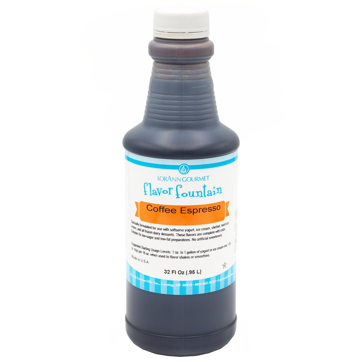 Saveur Espresso Café - 4 oz. - 32 oz. - Saveurs Crème Glacée et Boissons - LorAnn Oils - Distribution Canadienne - Livraison Gratuite au Canada pour les Commandes de Plus de 199 CAD