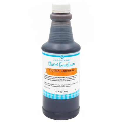 Saveur Espresso Café - 4 oz. - 32 oz. - Saveurs Crème Glacée et Boissons - LorAnn Oils - Distribution Canadienne - Livraison Gratuite au Canada pour les Commandes de Plus de 199 CAD