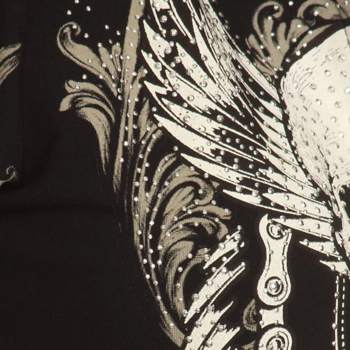 Women's Motorcycle Zip Up Hoodie with Rhinestone Skull & Wings