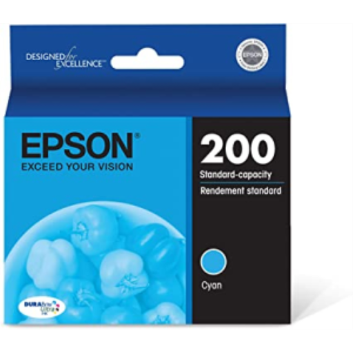 T200220S Epson 200 Durabrite Ultra Cyan Original Ink Cartridge